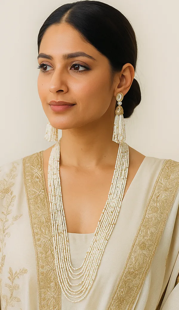 ELEGANT_WHITE_&_GOLD_MULTI-LAYER_BEADED_MALA