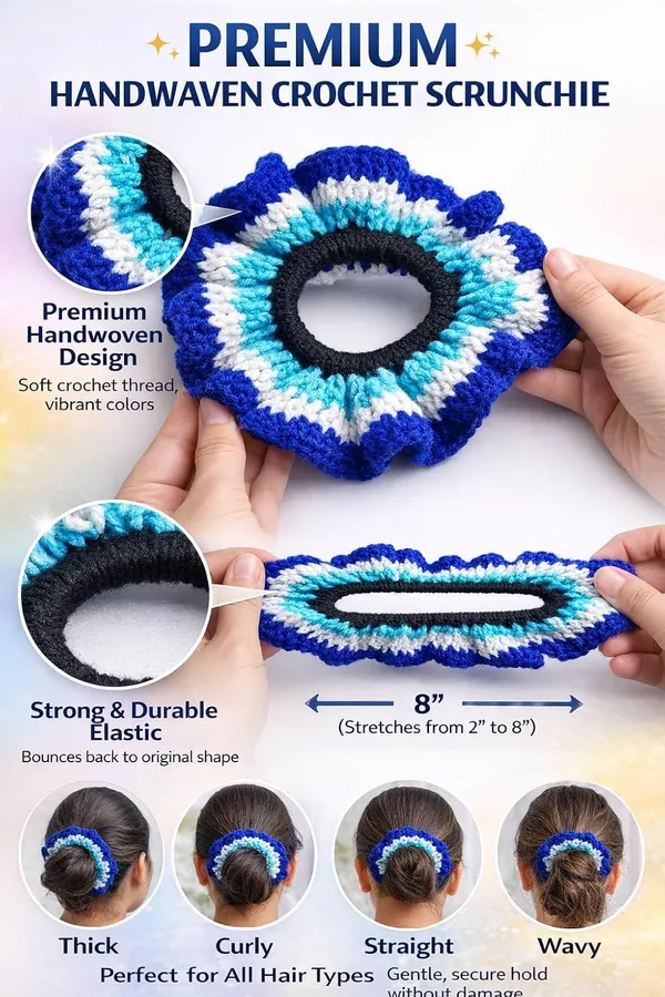 EVIL_EYE_HAND_WOVEN_SCRUNCHY_(_PACK_OF_2)