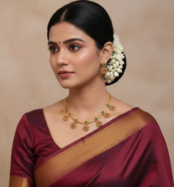 KINJAL_BEAUTIFUL_BRASS_NECKLACE_WITH_DORI