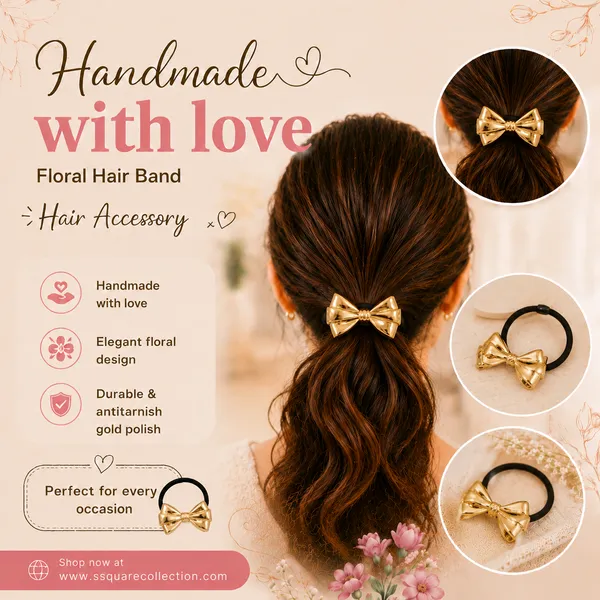BOW_HAIR_BAND_STAINLESS_STEEL_MATERIALWIPE_