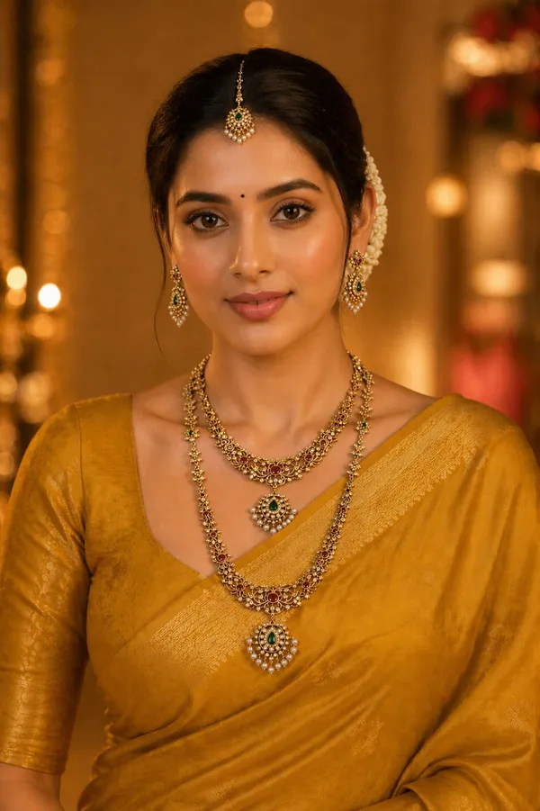 ROYAL_DUAL-LAYER_KUNDAN_NECKLACE_SET_WITH_PEARL_DROP