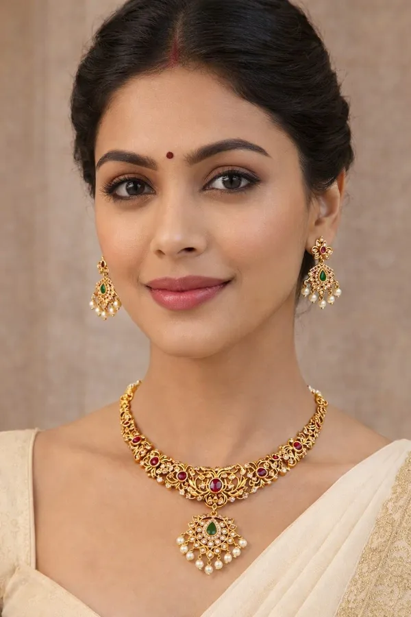 VAIDHAVI_ROYAL_KUNDAN_PEARL_NECKLACE_SET
