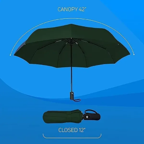 Green_Uv_Protection_Umbrella_For_Sun_Rain_|_3Fold_Auto_Open_Close_Travel_Umbrella_|_Windproof,_Lightweight,_Compact_|_Unisex_For_Men,_Women,_Kids_|_Portable_Stylish