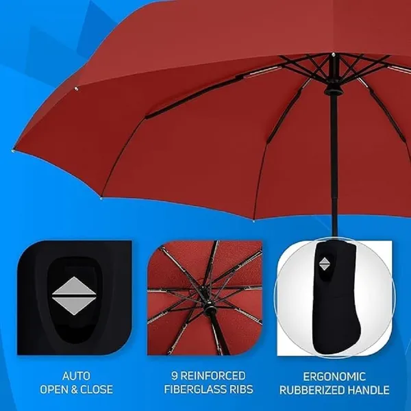 Red_Uv_Protection_Umbrella_For_Sun_Rain_|_3Fold_Auto_Open_Close_Travel_Umbrella_|_Windproof,_Lightweight,_Compact_|_Unisex_For_Men,_Women,_Kids_|_Portable_Stylish