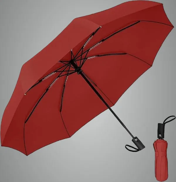 Red_Uv_Protection_Umbrella_For_Sun_Rain_|_3Fold_Auto_Open_Close_Travel_Umbrella_|_Windproof,_Lightweight,_Compact_|_Unisex_For_Men,_Women,_Kids_|_Portable_Stylish