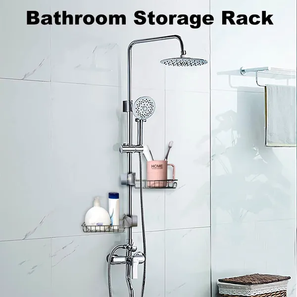 Silver_Kitchen_Sink_Faucet_Sponge_Holder_Caddy_Organizer,_Stainless_Steel_Dish_Heavy_Duty_Hanging_Drain_Rack_For_Scrubbers,_Soap,_Bathroom,_Detachable_No_Suction_Cup_Bathroom_Soap_Holder_Stand