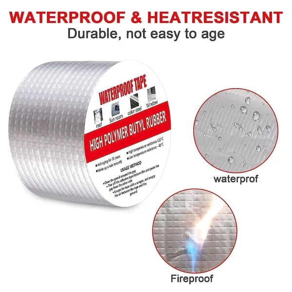 Silver_Leakage_Repair_Waterproof_Tape_For_Pipe_Roof_Water_Solution_Aluminium_Foil_Adhesive_Sealing_Butyl_Rubber_Tape,_Sealing_Tape_For_Leakage_Foil_Tap