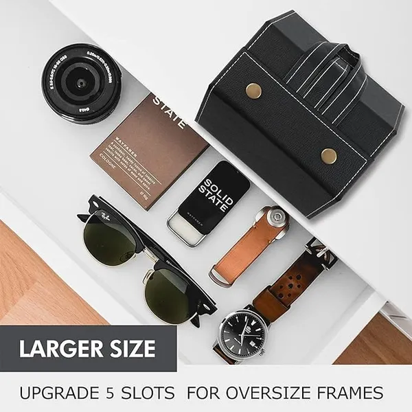 Black_Foldable_Sunglasses_Organizer_Case_5_Slot_Travel_Eyewear_Storage_Box_For_Men_Women_|_Portable_Hanging_Glasses_Holder_For_Shades,_Eyeglasses,_Reading_Glasses
