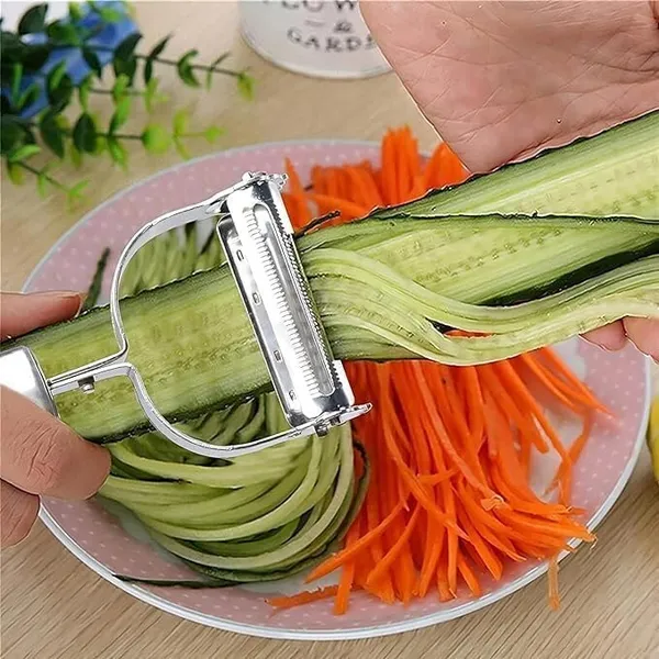 Silver_2In1_Julienne_Vegetable_Peeler_Stainless_Steel_Purpose_Slicer,_Fruit_Veggie_Cutter,_Adjustable_Kitchen_Tool_For_Salad,_Potato,_Noodles_Medium