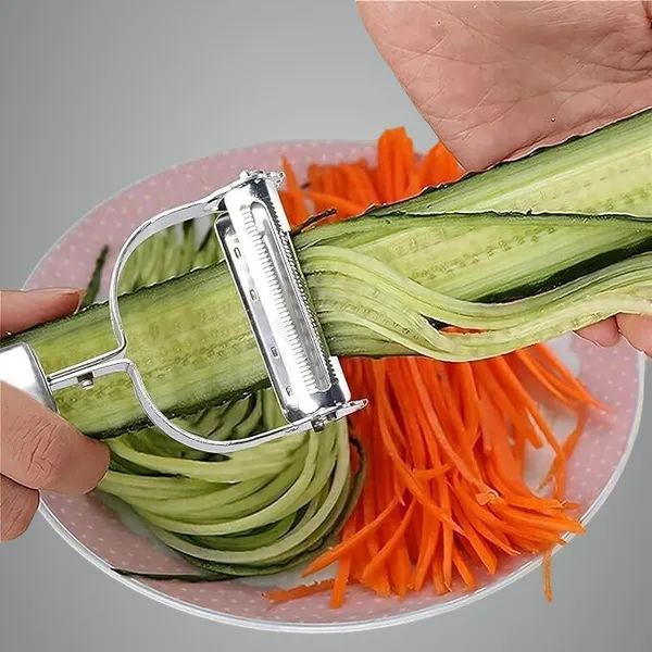 Silver_2In1_Julienne_Vegetable_Peeler_Stainless_Steel_Purpose_Slicer,_Fruit_Veggie_Cutter,_Adjustable_Kitchen_Tool_For_Salad,_Potato,_Noodles_Medium