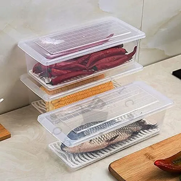 Transparent_Fridge_Storage_Containers_Pack_Of_2_1500_Ml_Boxes_With_Removable_Drain_Plate_Lids_Stackable_Organizer_Box_Fruits_Vegetables_With_And_Airtight_Lid_Plastic_Keeps_Meat_Fish_Fresh_Longer