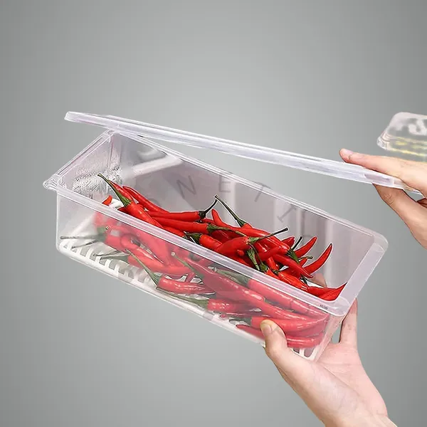 Transparent_Fridge_Storage_Containers_Pack_Of_2_1500_Ml_Boxes_With_Removable_Drain_Plate_Lids_Stackable_Organizer_Box_Fruits_Vegetables_With_And_Airtight_Lid_Plastic_Keeps_Meat_Fish_Fresh_Longer