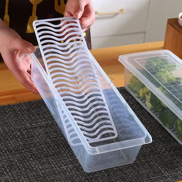 Transparent_Fridge_Storage_Containers_Pack_Of_5_1500_Ml_Boxes_With_Removable_Drain_Plate_Lids_Stackable_Organizer_Box_Fruits_Vegetables_With_And_Airtight_Lid_Plastic_Keeps_Meat_Fish_Fresh_Longer