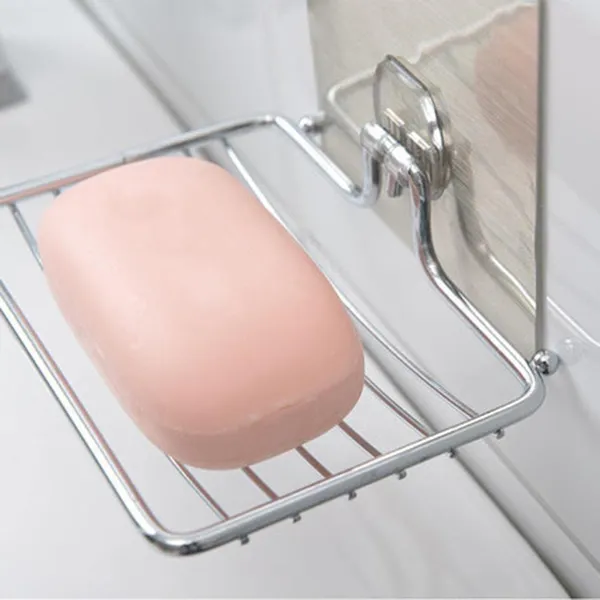Silver_1_Layer_Soap_Holder_Wall_Mounted_Dish_Stainless_Steel_Hanging_Storage_Rack_For_Kitchen_Bathroom_With_Self_Adhesive_Magic_Sticker_Set_Single_Stand_Sink_Draining_Stickable