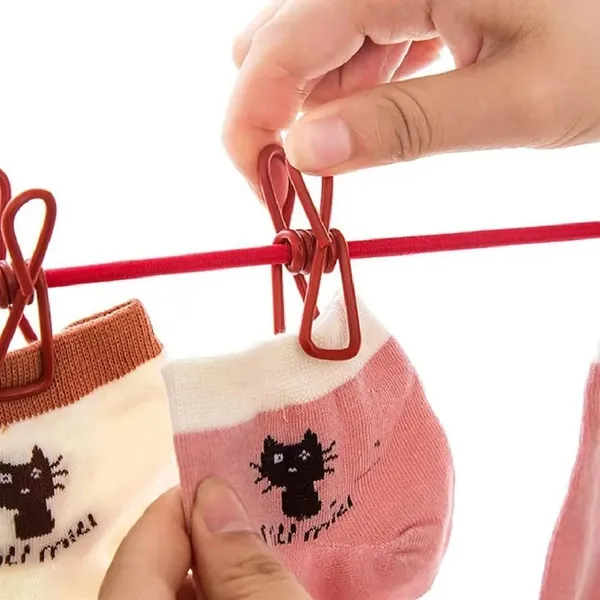 Multicolor_Pack_Of_2_Cloth_Drying_Rope_With_Hooks__Elastic_Hanging_Rope_For_Travel,_Home,_And_Outdoor_Drying__Includes_12_Clipskapde_Sukhane_Ki_Rassi_Wire_Colour