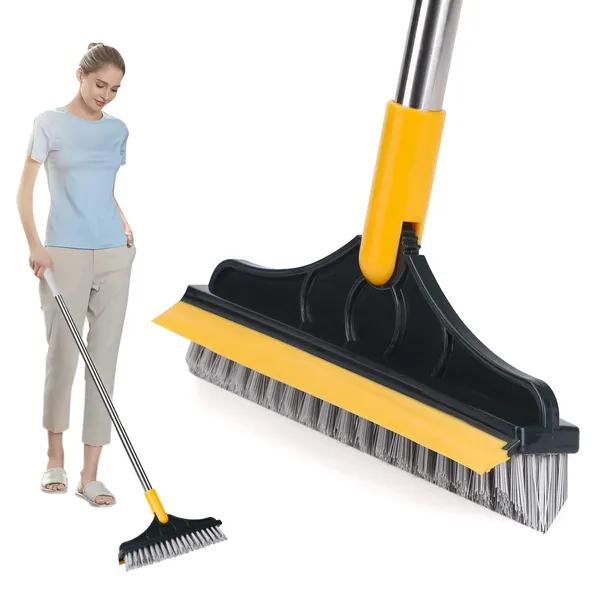 Yellow_2In1_Bathroom_Tiles_Cleaning_Brush_With_Wiper_|_120°_Rotating_Scrub_Brush_With_Long_Handle_For_Floor,_Wall_Grout_|_Purpose_Bathroom,_Kitchen_Home_Cleaning_Tool