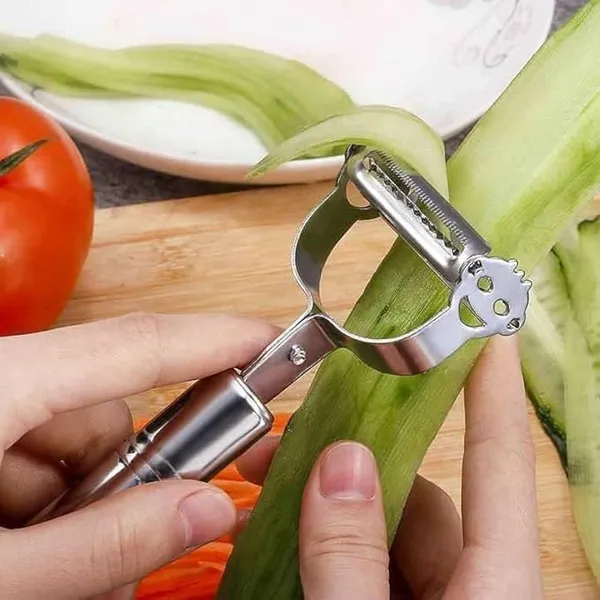 Silver_3_In_1_Peeler_Julienne_For_Salad,_Potato_Peeler,_Vegetable_Slicer,_Functional,_Fruit_Slicer,_Adjustable_Veggie_Shder,_Kitchen_Noodle_Cutter,_Stainless_Steel_Medium