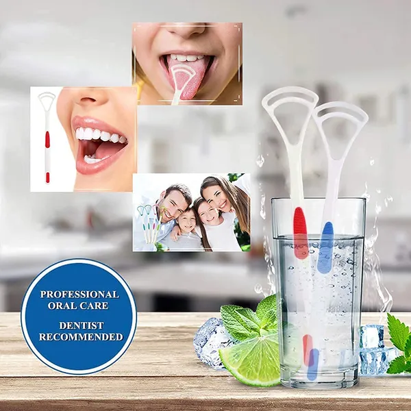 Multicolor_4_Pcs_Tongue_Cleaner_And_Toothbrush_Cover_Case_Travel_Toothbrush_Case_Tongue_Scrapper,_Plastic_Brush_Holder_For_Travel_Kit,_Tooth_Brush_Holder_For_Traveling_4_Pcs