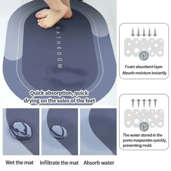 Multicolor_Speed_Clean_Start_Bath_Mat_Door_Mat_Quick_Drying_Water_Soak_Bathroom_Absorbent_Floor_Mat,_Doormat,_Carpet_Cushion_Soft_Silicone_Diatomite_Antislip_For_Home_And_Kitchen_Rubber