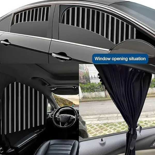 Cream_Universal_Fit_Magnetic_Car_Side_Window_Curtains_4Pcs_Foldable_Sun_Shade_For_Car_Windows,_Uv_Heat_Blocker,_Removable_Car_Privacy_Curtains_For_Baby,_Travel,_And_Camping