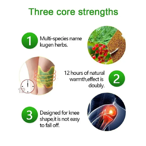 Green_Herbal_Knee_Pain_Relief_Patches_Inflammation_Patch_Sticker_|_Instant_Relief_From_Knee_Pain_|_Joint_Knee_Pain_Relief_Products_Natural_Wormwood_Extract_Patch_For_Knee_Medium,_30,_Count