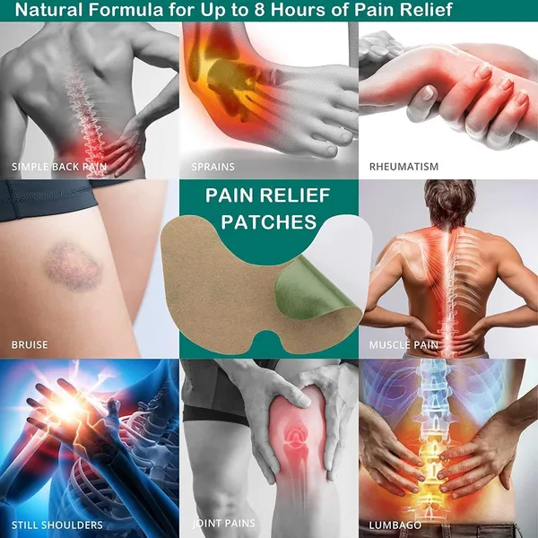 Green_Herbal_Knee_Pain_Relief_Patches_Inflammation_Patch_Sticker_|_Instant_Relief_From_Knee_Pain_|_Joint_Knee_Pain_Relief_Products_Natural_Wormwood_Extract_Patch_For_Knee_Medium,_30,_Count
