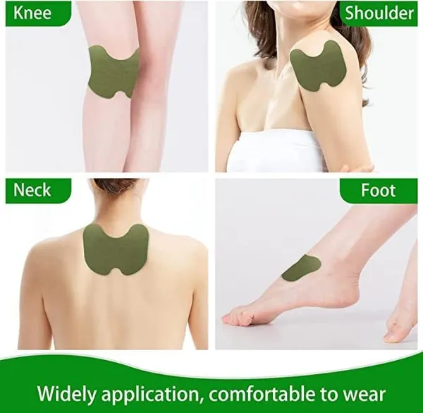 Green_Herbal_Knee_Pain_Relief_Patches_Inflammation_Patch_Sticker_|_Instant_Relief_From_Knee_Pain_|_Joint_Knee_Pain_Relief_Products_Natural_Wormwood_Extract_Patch_For_Knee_Medium,_30,_Count