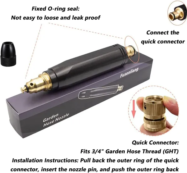 Black_Water_Spray_Gun_For_Car_Wash_Bike_Washing_Gun_For_1/2"_Hose_Pipe_High_Pressure_Water_Gun_Nozzle_Adjustable_Car_Washer_Gun_Brass_Jet_Water_Spray_Nozzle_For_Garden&Windowpen,16X8_Cm