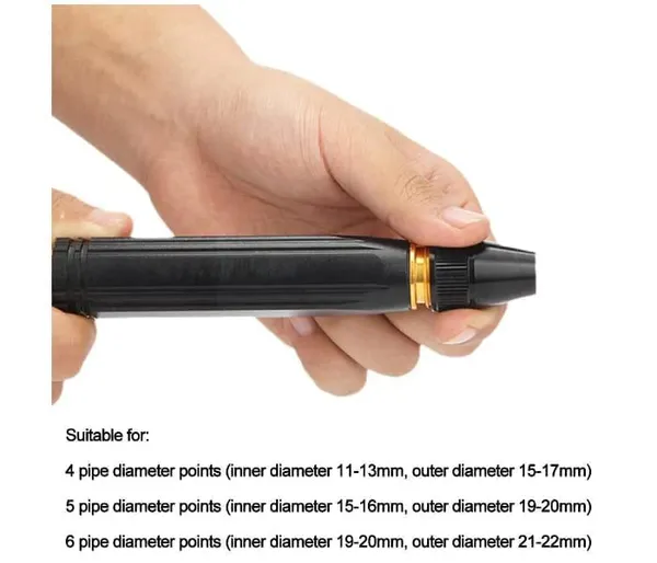 Black_Water_Spray_Gun_For_Car_Wash_Bike_Washing_Gun_For_1/2"_Hose_Pipe_High_Pressure_Water_Gun_Nozzle_Adjustable_Car_Washer_Gun_Brass_Jet_Water_Spray_Nozzle_For_Garden&Windowpen,16X8_Cm