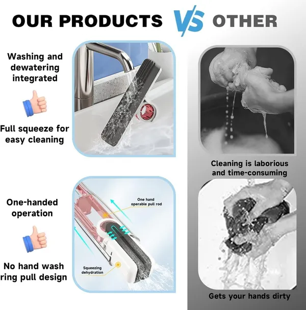 White_Mini_Mop_For_Kitchen_With_Sponge_Portable_Mini_Mop_Self_Squeeze_Strong_Absorbent_Magic_Wiper_For_Kitchen_Small_Wet_Dry_Use_For_Bathroom_Wall_Glass_Car_Table_Home_Mini_Mop