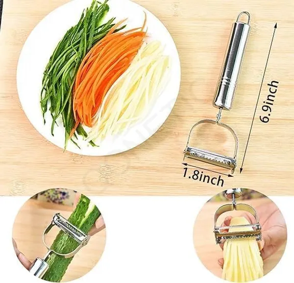 Silver_2In1_Stainless_Steel_Julienne_Vegetable_Peeler_Dual_Blade_Functional_Fruit_Veggie_Slicer,_Shder,_Cutter,_Grater_For_Potato,_Carrot,_Cucumber_Peeler
