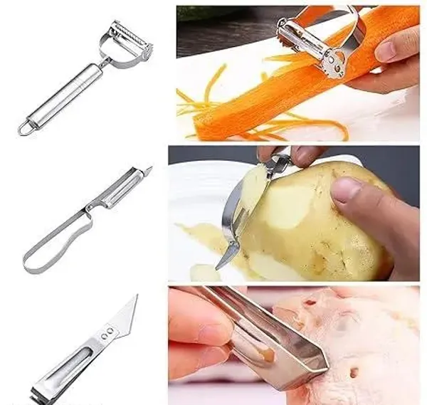 Silver_2In1_Stainless_Steel_Julienne_Vegetable_Peeler_Dual_Blade_Functional_Fruit_Veggie_Slicer,_Shder,_Cutter,_Grater_For_Potato,_Carrot,_Cucumber_Peeler