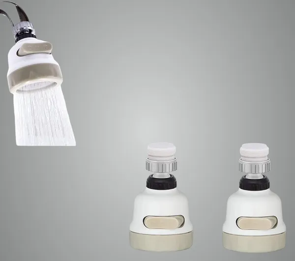White_Flexible_Kitchen_Tap_Extender_Head_360°_Rotatable_Faucet_Nozzle_Sprayer_|_3_Modes_Adjustable_Antisplash_Water_Saving_Aerator_For_Kitchen,_Bathroom_Sink_Pack_Of_2