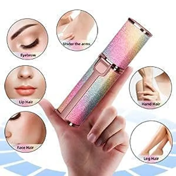 Rainbow_Portable_Eyebrow_Trimmer_For_Women,_Epilator_For_Women,_Facial_Hair_Remover_For_Women,Face,_Lips,_Nose_Hair_Removal_Electric_Trimmer_With_Light_Rainbow_Trmmer