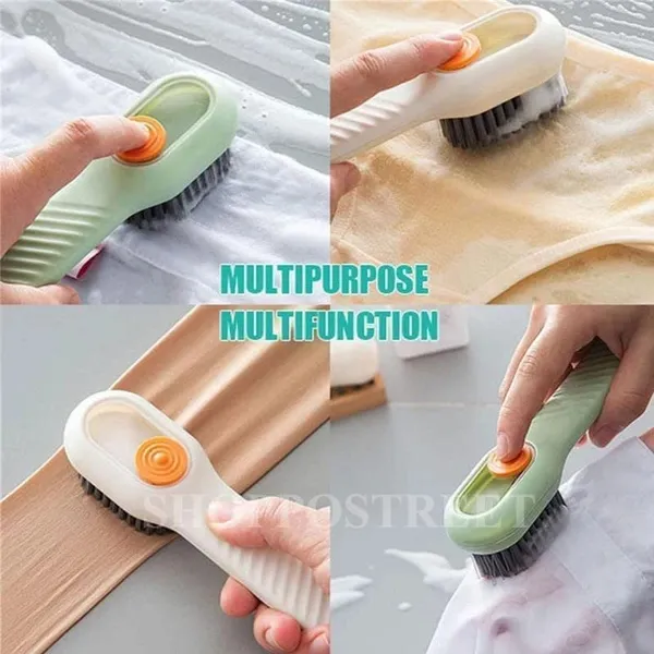 Multicolor_Pack_Of_2_Shoe_Cleaning_Brush_With_Long_Handle_And_Hang_Hole_Household_Purpose_Directional_Bristles_Soap_Dispensing_Scrubbing_Reusable_Washing_For_Shoes