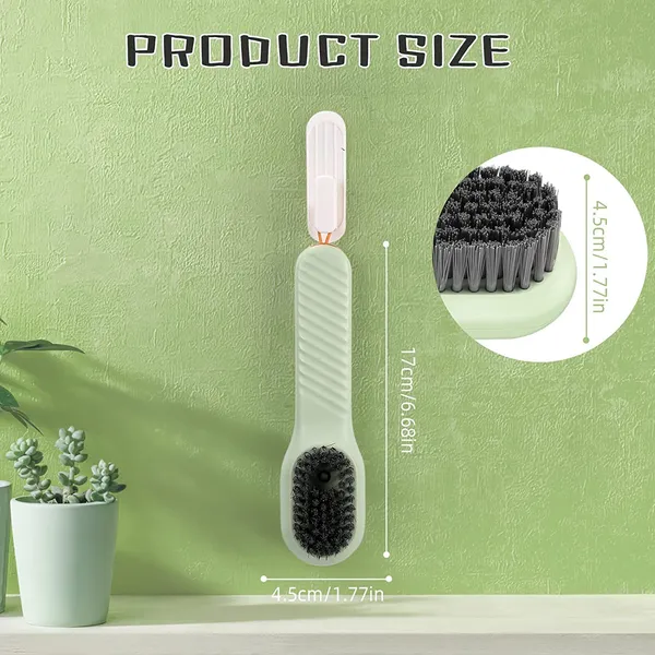 Multicolor_Pack_Of_2_Shoe_Cleaning_Brush_With_Long_Handle_And_Hang_Hole_Household_Purpose_Directional_Bristles_Soap_Dispensing_Scrubbing_Reusable_Washing_For_Shoes