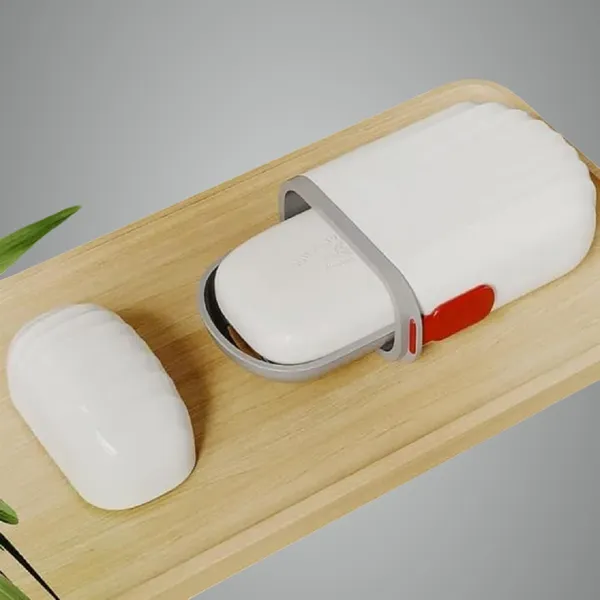 White_Pack_Of_1_Leakproof_Travel_Soap_Case,_Waterproof_Container_Draining_Layer,_Portable_For_Bathroom,_Camping,_Gym_Dish_Home_Bathroom_Plastic_With_Cover_Holder_Outdoors_Use_Lid_Drain_Design