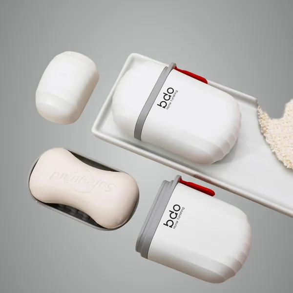 White_Pack_Of_2_Leakproof_Travel_Soap_Case,_Waterproof_Container_Draining_Layer,_Portable_For_Bathroom,_Camping,_Gym_Dish_Home_Bathroom_Plastic_With_Cover_Holder_Outdoors_Use_Lid_Drain