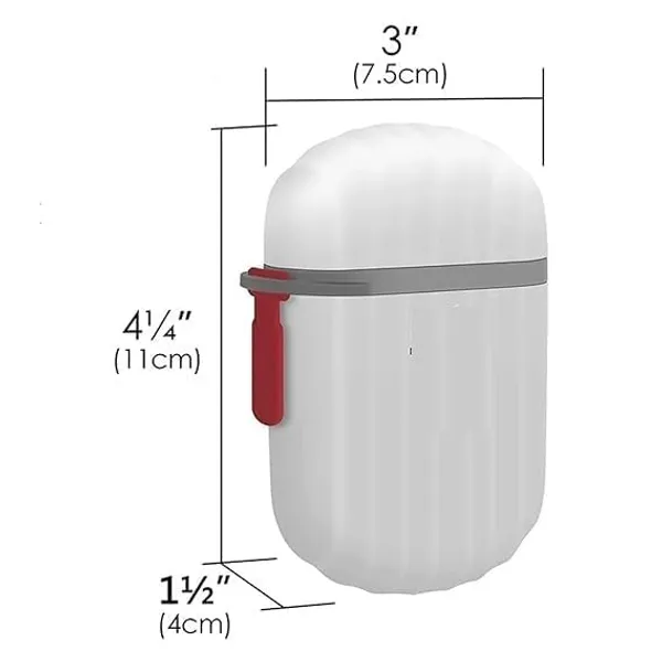 White_Pack_Of_2_Leakproof_Travel_Soap_Case,_Waterproof_Container_Draining_Layer,Portable_For_Bathroom,_Camping,_Gym_Dish_Home_Plastic_With_Cover_Holder_Outdoors_Use_Lid_Drain_Design