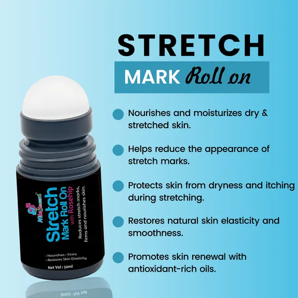NiteSecrets_Stretch_Mark_Roll_On_with_Rosehip_|_Nourishes,_Firms_&_Restores_Skin_Elasticity_|_Reduces_Stretch_Marks,_Firms_&_Smooths_Skin_|Scar_Removal_|Uneven_Skin_Tone_|_Easy-to-Use_Roll-On_Applicator_|_50ml