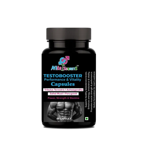 Nitesecrets_Testobooster_Performance_&_Vitality_Capsules_for_Men_|_With_Shatavari,_Ashwagandha,_Safed_Musli,_Fenugreek_&_Herbal_Extracts_|_Supports_Healthy_Testosterone_Levels_|_Boosts_Strength,_Stamina,_Energy_&_Endurance_|_100%_Herbal_&_Safe_|_60_Capsules