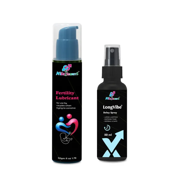 Fertility-Friendly_Lubricant_&_Longvibe_Ayurvedic_Delay_Spray_Combo_Safe_Ph-Balanced_Personal_Lube_For_Conception_&_Stamina_Booster_100G_+_50Ml_For_Men