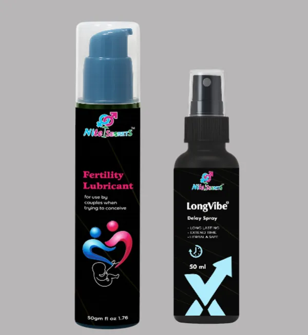 Fertility-Friendly_Lubricant_&_Longvibe_Ayurvedic_Delay_Spray_Combo_Safe_Ph-Balanced_Personal_Lube_For_Conception_&_Stamina_Booster_100G_+_50Ml_For_Men