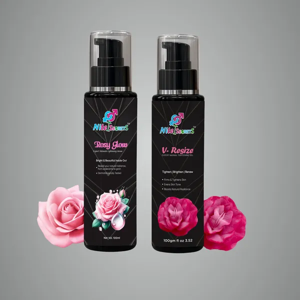 Intimate_Brightening_&_Tightening_Combo_Rosy_Glow_Expert_Intimate_Lightening_Serum_(100Ml)_+_V-Resize_Expert_Vaginal_Tightening_Gel_(100Gm)_Brightens,_Hydrates_&_Evens_Skin_Tone_Restores_Tightness,_Improves_Elasticity_&_Boosts_Confidence_Herbal_&_Dermatologically_Tested