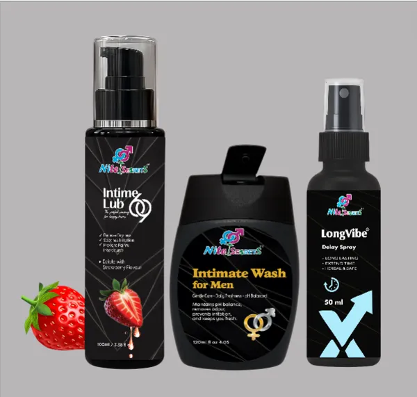 Intimate_Care_Combo_Intimate_Wash_Longvibe_Delay_Spray_&_Intime_Lub_69_Edible_Lubricant_Gel_Hygiene_Stamina_&_Longer-Lasting_Pleasure_120Ml_+_50Ml_+_100Ml_For_Men