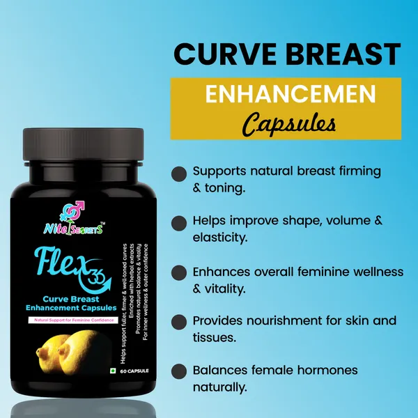 Nitesecrets_Flex36_Curve_Breast_Enhancement_Capsules_for_Women_|_With_Shatavari,_Fenugreek,_Fennel,_Ashwagandha,_Safed_Musli_&_Licorice_|_Supports_Natural_Fullness,_Firmness_&_Feminine_Vitality_|_Promotes_Hormonal_Balance_&_Confidence_|_100%_Herbal_|_60_Capsules