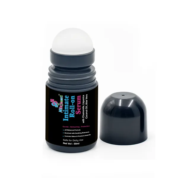NiteSecrets_Intimate_Roll-On_Serum_for_Unisex|_With_Aloe_Vera,_Coconut_Oil,_Chamomile_&_Neem_|_pH-Balanced,_Soothing_&_Hydrating_|_Reduces_Dryness,_Irritation_&_Odour_|_Refreshing,_Gentle_&_Safe_for_Daily_Use_|_50ml