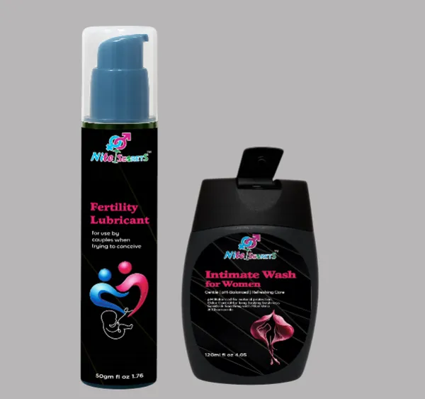 Intimate_Care_Combo_Intimate_Wash_&_Fertility-Friendly_Lubricant_Ayurvedic_Ph-Balanced_Hygiene_&_Safe_Personal_Lube_For_Conception_120Ml_+_100G_For_Unisex