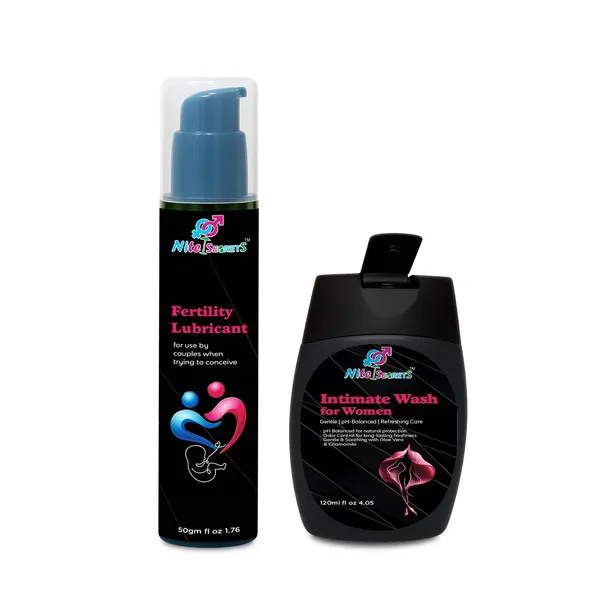 Intimate_Care_Combo_Intimate_Wash_&_Fertility-Friendly_Lubricant_Ayurvedic_Ph-Balanced_Hygiene_&_Safe_Personal_Lube_For_Conception_120Ml_+_100G_For_Unisex