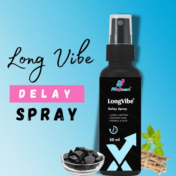 NiteSecrets_LongVibe_Ayurvedic_Topical_Delay_Spray_for_Men_|_Increases_Time,_Stamina_&_Endurance_|_Prolongs_Intimacy_&_Delays_Premature_Ejaculation_for_Longer-Lasting_Pleasure_|_Non-Transferable_Spray_for_Men_|_Herbal_Cooling_&_Numbing_Formula_|_Safe_&_Non-Irritating_|_50ml